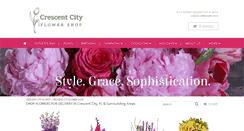 Desktop Screenshot of floristcrescentcity.com