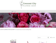 Tablet Screenshot of floristcrescentcity.com